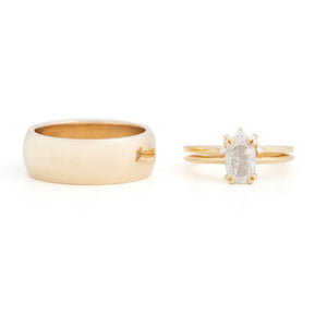 Teresa's Salt and Pepper Canadian Diamond Custom Engagement Ring