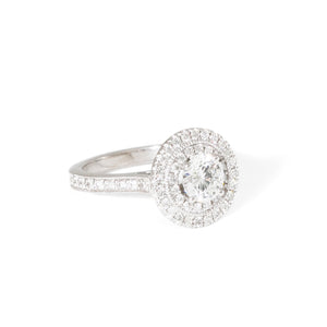 Samantha's Double Halo Custom Engagement Ring